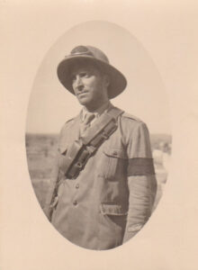 Lucera - Addivinalo Peppino in servizio militare a Barentu (Eritrea) nel 1937