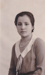 Lucera - Barisciani Michelina (mamma di Nicola Mainieri) nel 1938