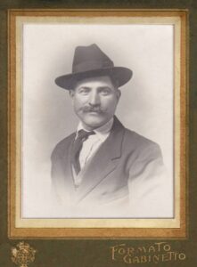 Lucera - Barisciani Vincenzo, nonno di Anna Maria ed Orazio Lepore nel 1910