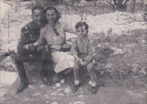 Lucera - Bizzarri Giuseppe, Giuseppina De Mita, Enzo Stampanone nel 1938
