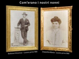 Lucera - Bottone Vincenzo e Zoppetta Maria (primi 900)