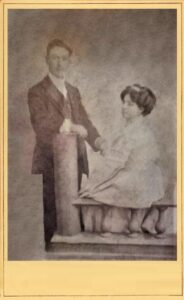 Lucera - De Mita Arturo e Limoncelli Clementina nel 1914 - Foto fornita da Vincenzo Bizzarri