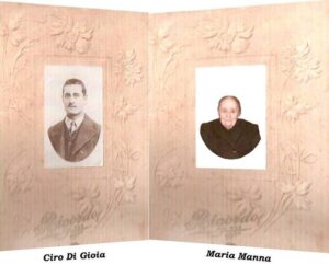 Lucera - Di Gioia Ciro e moglie Maria Manna (Ruccelle)