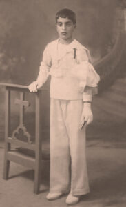 Lucera - Forte Antonio, prima Comunione nel 1935 - Foto di Antonio Iliceto
