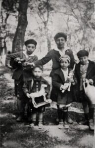 Lucera - Granieri Alfonso, Granieri, Luigi, Carinda e Antonio nel 1934