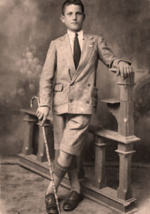 Lucera - Romice Adriano nel 1932 - Foto fornita da Anna Romice.