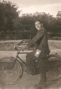 Lucera - Sassi Ascanio in bicicletta nel 1937