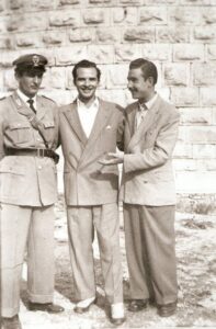 Lucera - Rella Luigi (a sx), Di Giovine Edoardo e Fusco Francesco (Ceccille) - Castello Svevo - Foto di Granieri Antonio