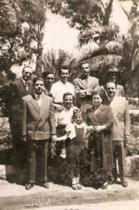 Lucera - Polito Peppino nella Villa Comunale il 12 giugno 1952 - Foto fornita da Franco e Michele Polito