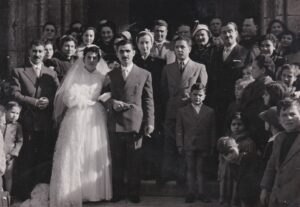 Lucera - De Troia Dott. Domenico e Grasso Maria Rosaria il 29 gennaio 1953 - Foto fornita da Anna Romice