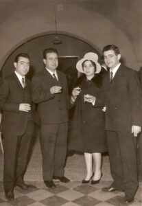 Lucera - Da sinistra Iannantuoni Giovanni, Mario, Antonietta e Vincenzo nel 1957-58 - Foto fornita dalla famiglia Lamorgese