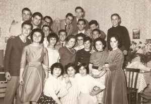 Lucera - Ieluzzi Rosetta (al centro con gli occhiali) - Amici del Magistrale - Maggio 1958