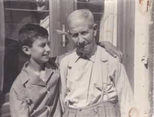 Lucera - Lepore Orazio con il nonno Vincenzo