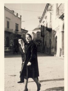 Lucera - Cetola Franco In Piazza Duomo nel 1960