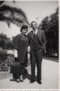 Lucera - I nonni in Villa Comunale nel 1960 - Foto di Mario Valerio Morrison Rotunno