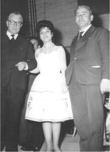 Lucera - Preziuso Salvatore, Lidia Nasillo, il Padre Raffaele - Festival Maggio Dauno nel 1961