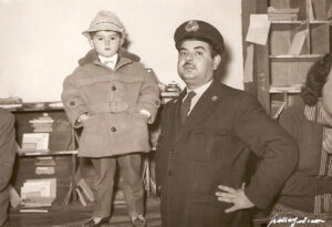 Lucera - Polito Peppino con Franco nel 1961