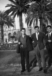 Lucera - Mastrodomenico Alessandro, Gianni Di Muzio ed Umberto Chiarella a Napoli per il concorso Allievi Ufficiali nell'Esercito nel 1962 - Foto di Alessandro Mastrodomenico