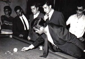 Lucera - De Marco Antonio, Sponsilli, Sergio Endrigo, Eugenio Sponsilli, Peppino Polito - Circolo Unione 1967 - Foto di Antonio De Marco