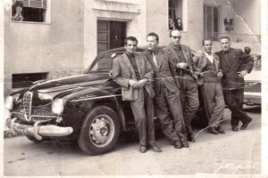 ucera - Bucci Mario con Lilino Matera, Umberto Cifaldi, Alfredo Difonte, l'ultimo alias Belzebù nel 1970