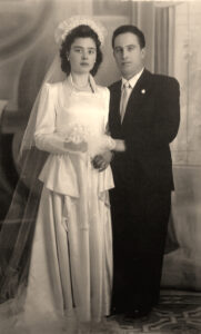 Lucera - Papa Giuseppe e Sansarella Concetta il 25-1-1951