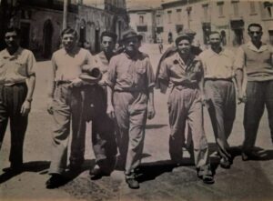 Lucera - Mio nonno, secondo da sinistra, anni 50 - Foto di Pasquale Trivisonne