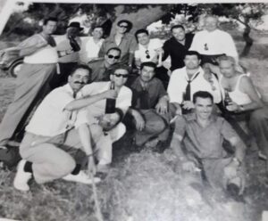 Lucera - Vigili Urbani, festa in campagna, anni 60