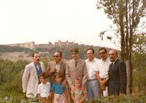 Lucera - Iliceto Antonio e Raffaele, Bottone Luciano e Vincenzo, Iliceto Ascanio, Sassi Ascanio (in basso) Alessandro, Marianna, Valeria Iliceto, anni 80