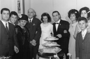 Lucera - d'Atri Camillo e Lamonaca Antonietta con d'Atri Luigi e Chiarella Anna, Antonio, Franco, Elisa, Antonietta e Rinaldo