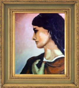 Granieri Marcello: 1992 - Donna con manto rosso