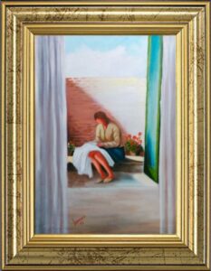 Granieri Tommaso: Donna che cuce