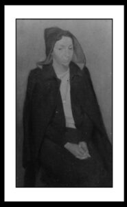 Cavalli Emanuele: 1946 - Figura con cappa
