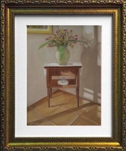 Mentana Gianni: Interno con fiori