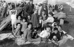Lucera - Famiglia De Mare al castello - con Gaitanille - Foto di Alberto Milena De Mare