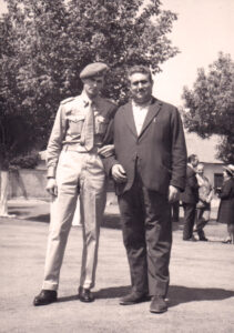 Lucera - Pellegrino Pasquale e figlio Paolo in Servizio di leva nel 1964 - Foto fornita da Anna Pellegrino