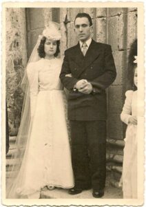 Lucera - Di Pierro Adina e Visciani Antonio Visciani il 12-02-45