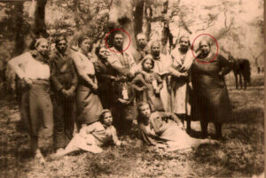 Lucera - Ferrone Costantino e Cammisa Matilde (zii di Nicola Carapelle) - Scampagnata nel 1920 - Foto fornita dall'amico Nicola Carapelle