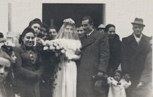 Lucera - Iliceto Raffaele e Sassi Annita con Giuseppina Sassi, Gina Di Siena, Maria Sassi, Maria Iliceto, Raffaele Tolve, Michele Tolve nel 1940