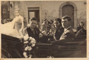 Lucera - Matrimonio dei miei zii (Incoronata e Vincenzo), con i miei genitori testimoni di nozze nel 1943 - Foto di Alessandro Mastrodomenico