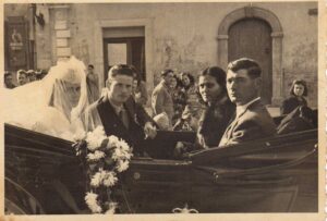 Lucera - Matrimonio dei miei zii (Incoronata e Vincenzo), con i miei genitori testimoni di nozze nel 1943 - Foto di Alessandro Mastrodomenico