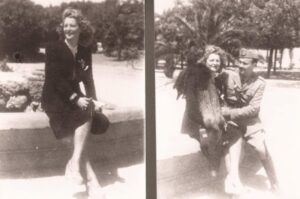 Lucera - Mia nonna e mio nonno in villa....lei era stupenda....lui un damerino - Foto di Pamela Preziuso