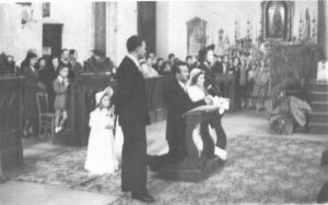 Lucera - Nassisi- Nisco, matrimonio in Cattedrale nel 1947 - Foto fornita da Giambattista Nassisi