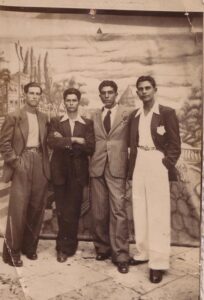 Lucera - Pesce Michele con Di Gioia Mario nel 1940 - Foto di Michele Pesce