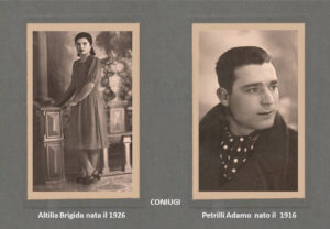 Lucera - Petrilli Adamo e Altilia Brigida (anni 40)