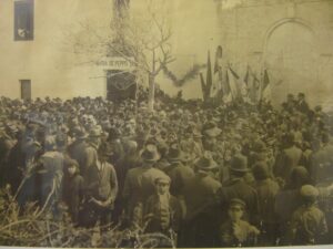 Lucera - Scoprimento della lapide in memoria di Maria Serena, fondatrice della Casa di Riposo il 3 aprile 1921