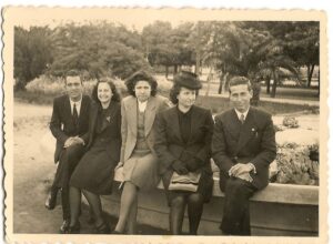 Lucera - Di Pierro Adina Visciani Antonio e Annita Di Pierro nel 1941 - Foto di Walter Di Pierroo di Walter Di Pierro