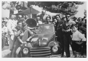 Lucera - Inglese Antonio, mio suocero, con i fratelli Ciro e Giuseppe - Foto di Antonio De Vivo