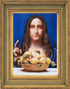 Valeno Luigi: Cristo Salvatore - Omaggio a Leonardo