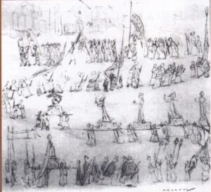Onorato Umberto - Lucera - Processione S. Maria e dei Santi 1945