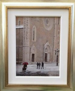 Valeno Luigi: Lucera - Piazza Duomo, con neve